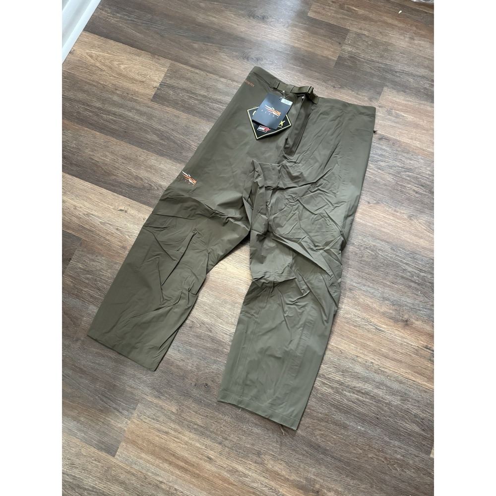 Sitka Gear Dew Point Pant Pyrite Solid Color Men's Size 2XL Rain Gear‎